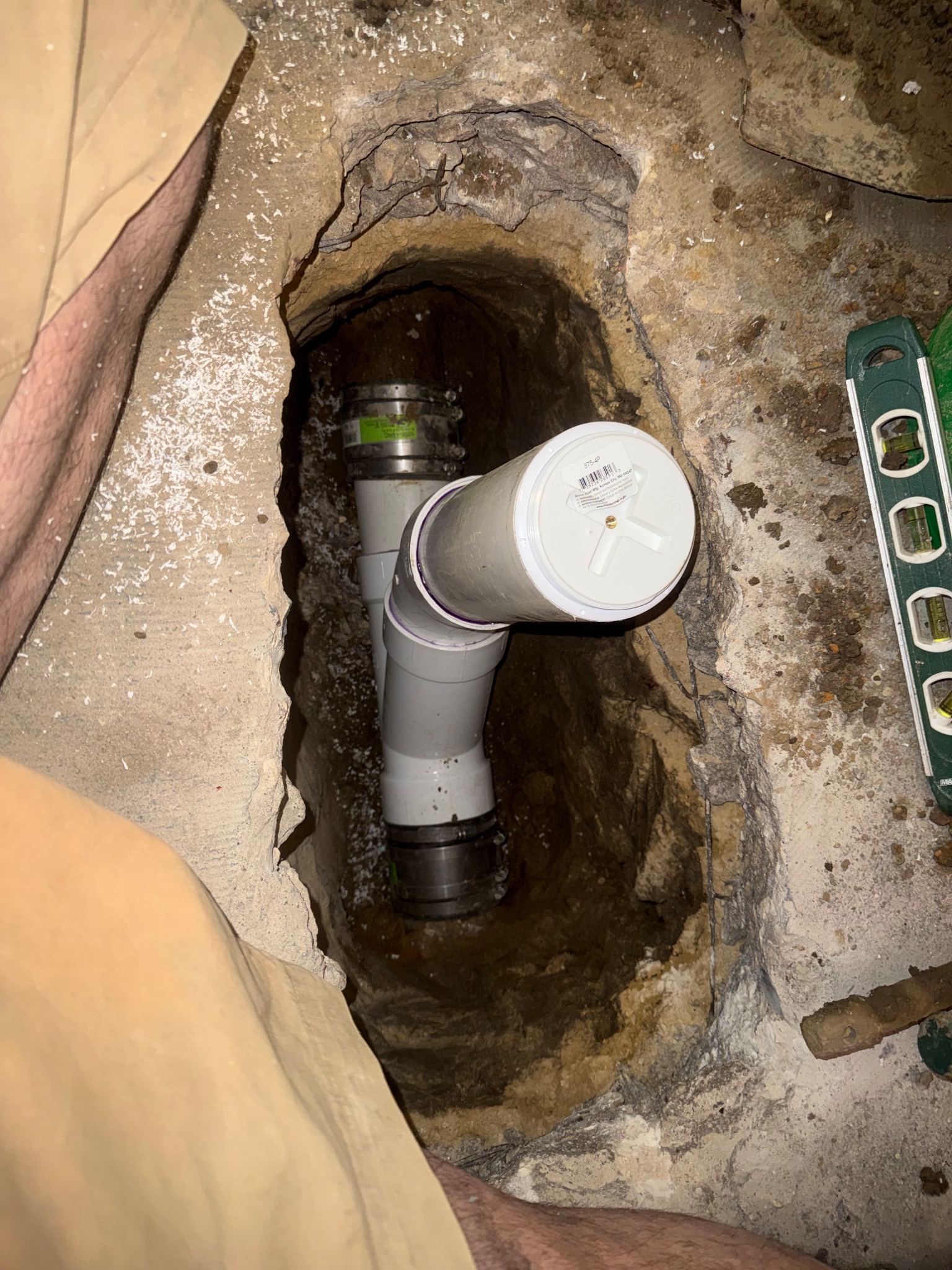 Cleanout Installation project by Horky’s Plumbing in Dubuque, IA
