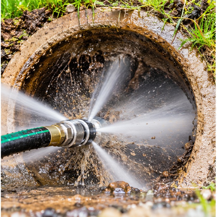 High-pressure water jetting