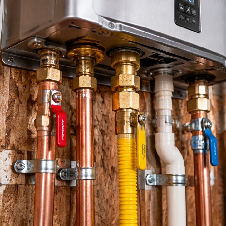 Professional heater connections