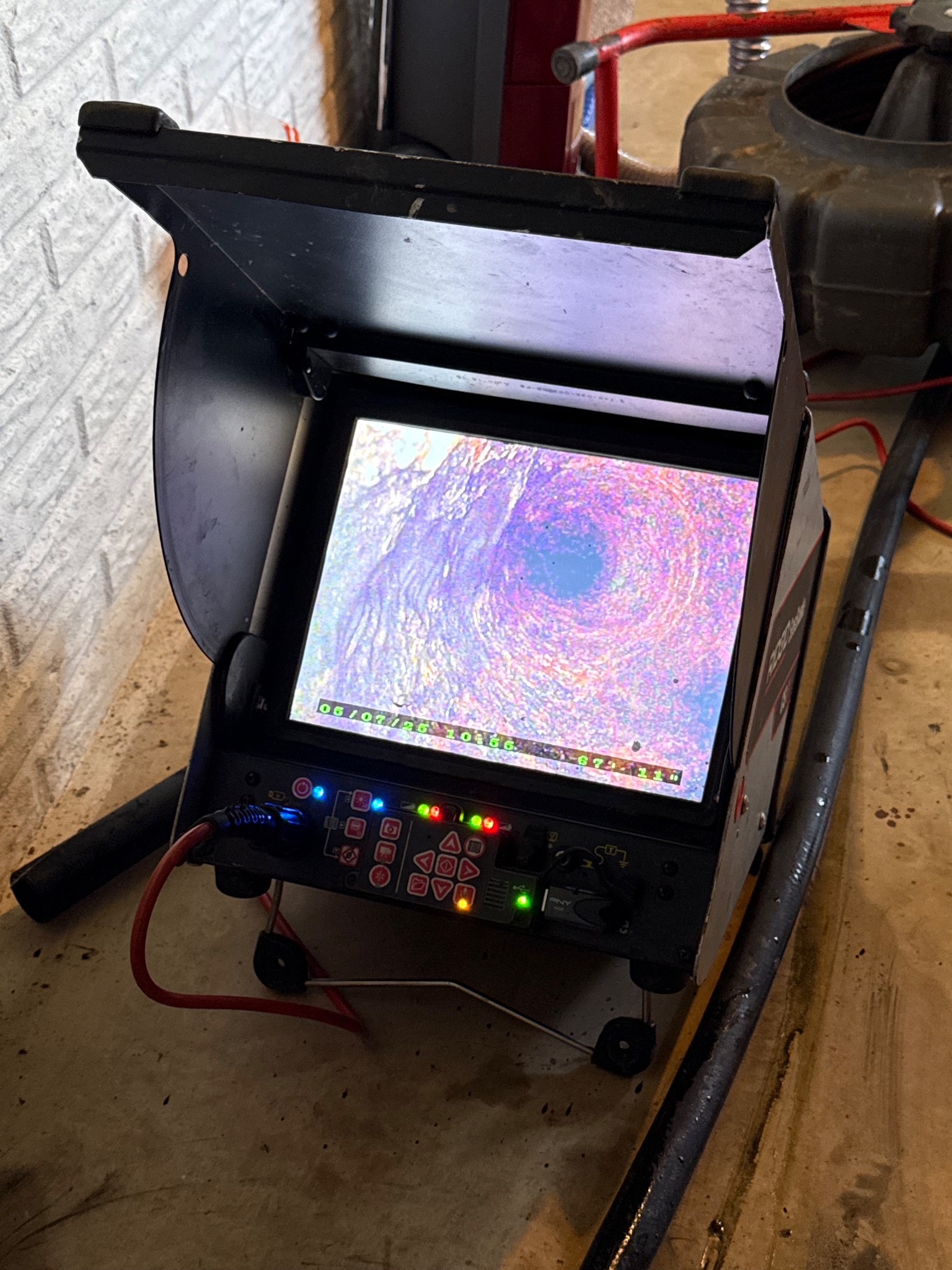 TV Sewer Inspection project by Horky’s Plumbing in Dubuque, IA